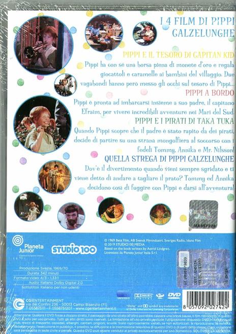I film di Pippi Calzelunghe (4 DVD) di Olle Hellbom - DVD - 2