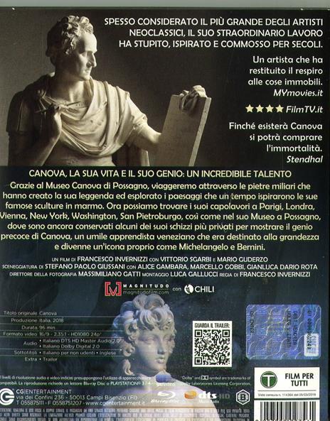 Canova (Blu-ray) di Francesco Invernizzi - Blu-ray - 2