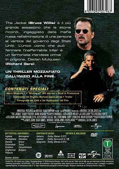 The Jackal (DVD) di Michael Caton-Jones - DVD - 2