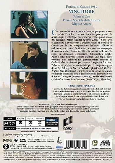 Sesso bugie e videotapes (DVD) di Steven Soderbergh - DVD - 2