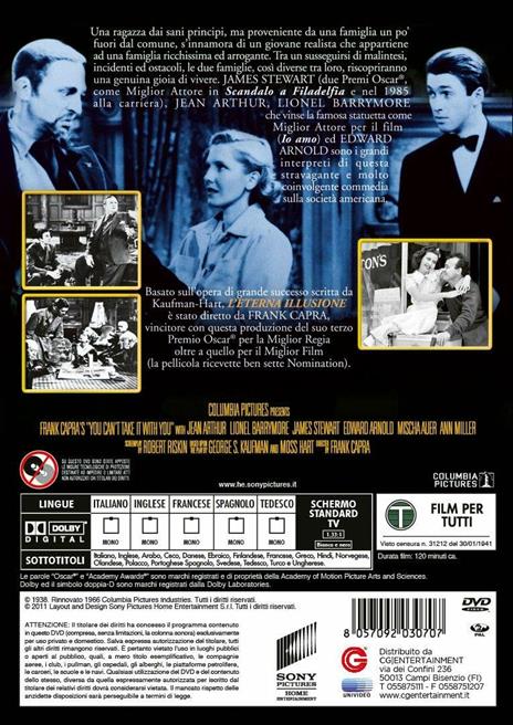L' eterna illusione (DVD) di Frank Capra - DVD - 2