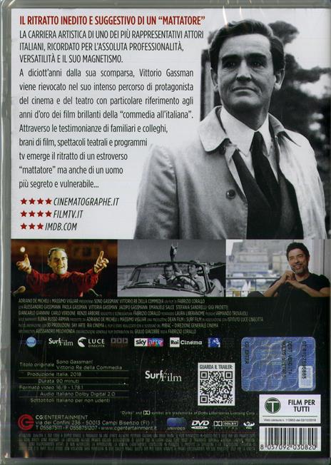 Sono Gassman Vittorio! Re della commedia (DVD) di Fabrizio Corallo - DVD - 2