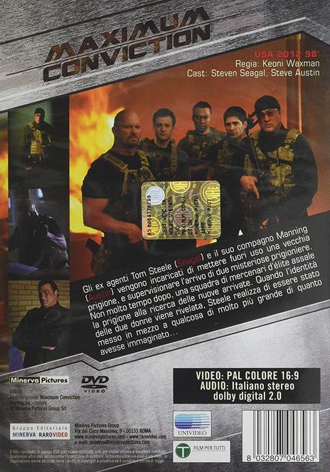 Maximum Conviction (DVD) di Keoni Waxman - DVD - 2