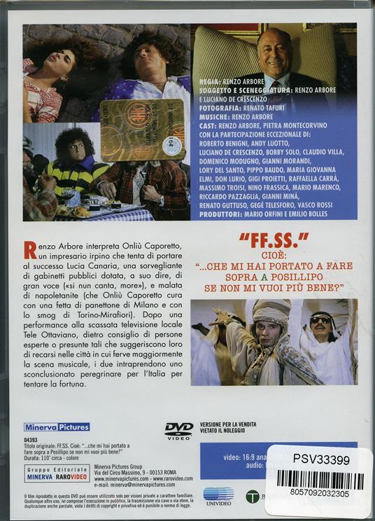 FF. SS. Cioè che mi hai portato a fare sopra a Posillipo se non mi vuoi più bene? (DVD) di Renzo Arbore - DVD - 2