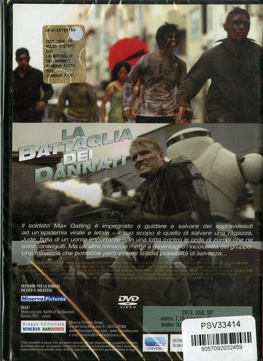La battaglia dei dannati (DVD) di Christopher Hatton - DVD - 2