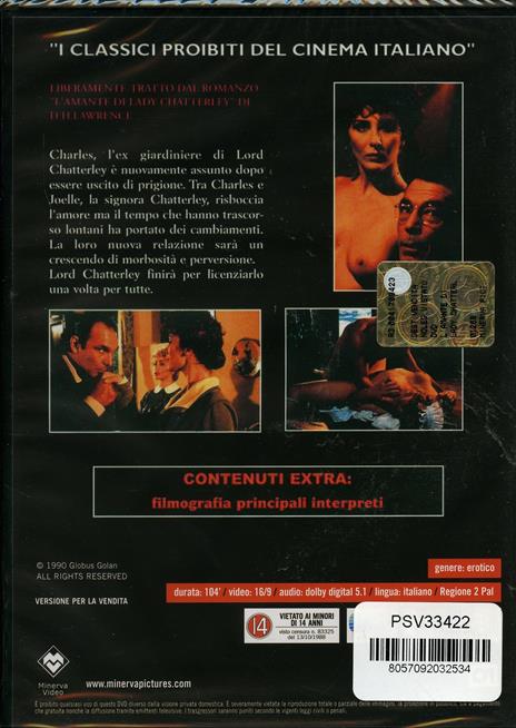 L' amante di Lady Chatterley (DVD) di Frank De Niro - DVD - 2
