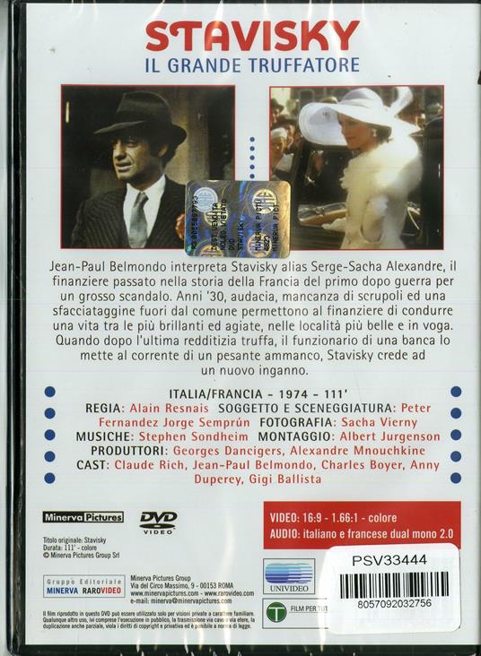 Stavisky, il grande truffatore (DVD) di Alain Resnais - DVD - 2