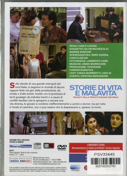 Storie di vita e malavita (DVD) di Carlo Lizzani - DVD - 2