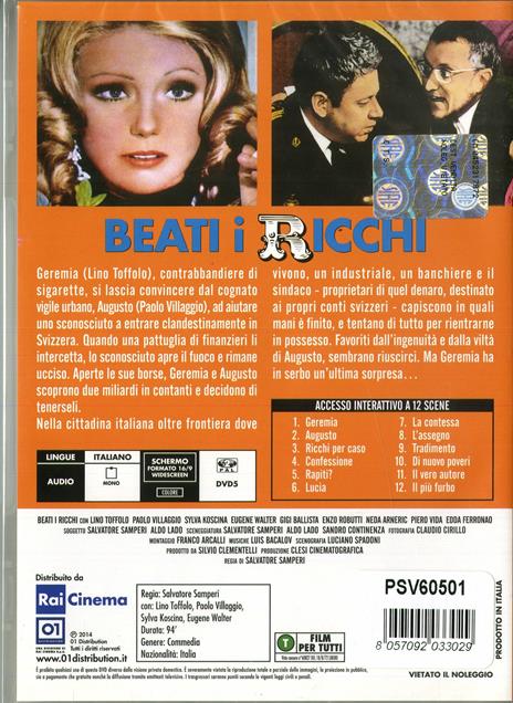 Beati i ricchi (DVD) di Salvatore Samperi - DVD - 2