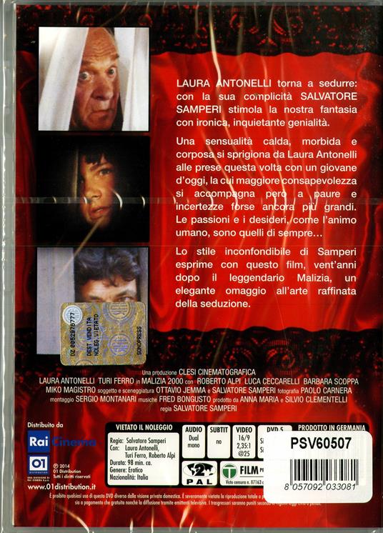 Malizia 2000 (DVD) di Salvatore Samperi - DVD - 2