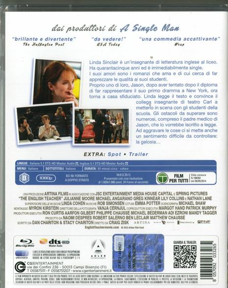 The English Teacher (Blu-ray) di Craig Zisk - Blu-ray - 2