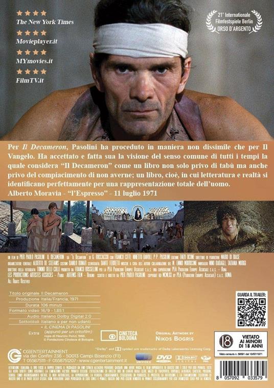 Decameron (DVD) di Pier Paolo Pasolini - DVD - 2