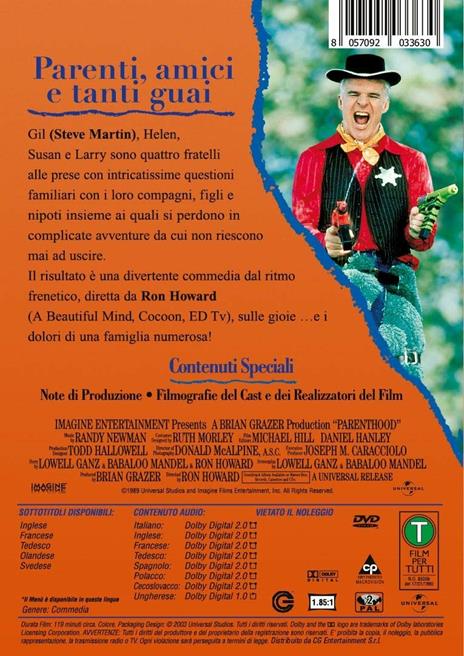 Parenti, amici e tanti guai (DVD) di Ron Howard - DVD - 2