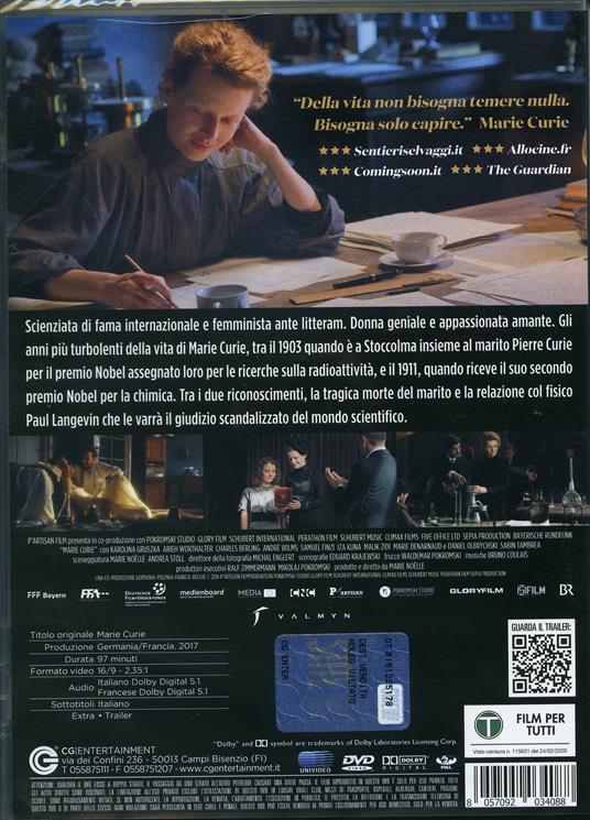 Marie Curie (DVD) di Marie Noëlle - DVD - 2