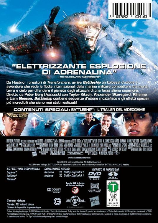 Battleship (DVD) di Peter Berg - DVD - 2