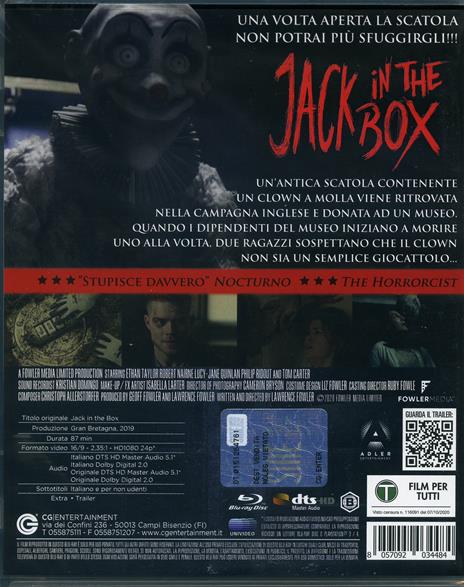 Jack in the Box (Blu-ray) di Lawrence Fowler - Blu-ray - 2