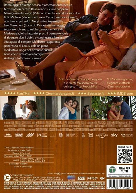 Gli indifferenti (DVD) di Leonardo Guerra Seràgnoli - DVD - 2