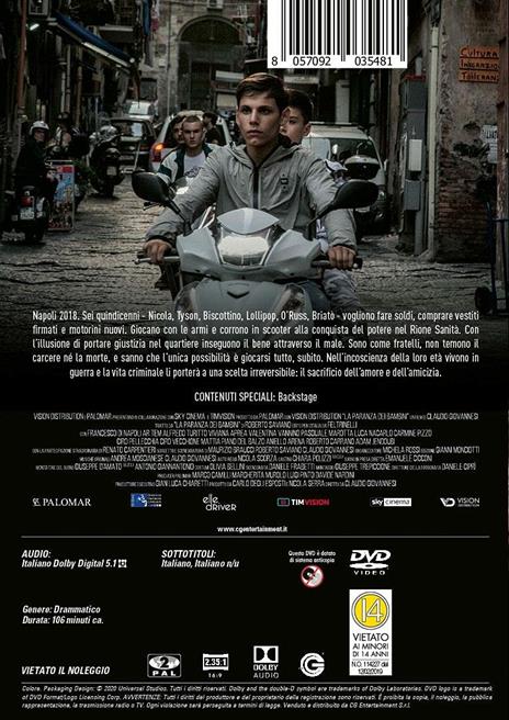 La paranza dei bambini (DVD) di Claudio Giovannesi - DVD - 2