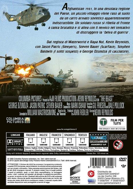 Belva di guerra (DVD) di Kevin Reynolds - DVD - 2
