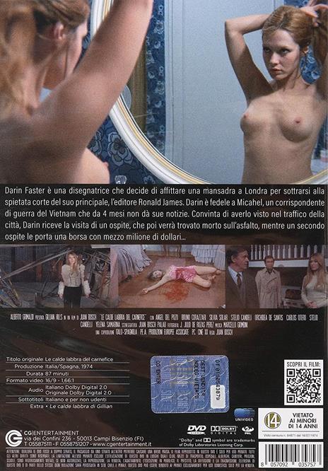 Le calde labbra del carnefice (DVD) di Juan Bosch - DVD - 2