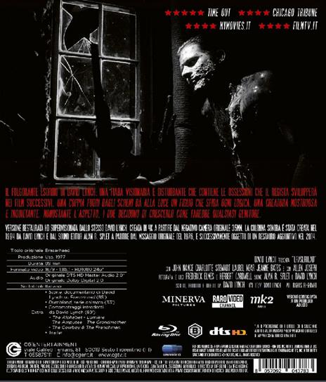 Eraserhead (Blu-ray) di David Lynch - Blu-ray - 2