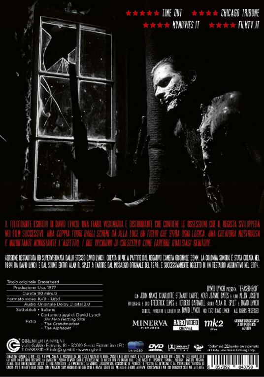 Eraserhead (DVD) di David Lynch - DVD - 2