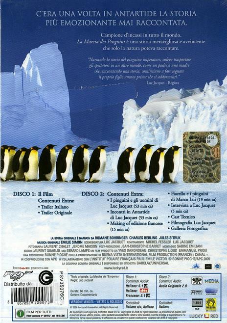 La marcia dei pinguini (2 DVD)<span>.</span> Edizione Speciale di Luc Jacquet - DVD - 2