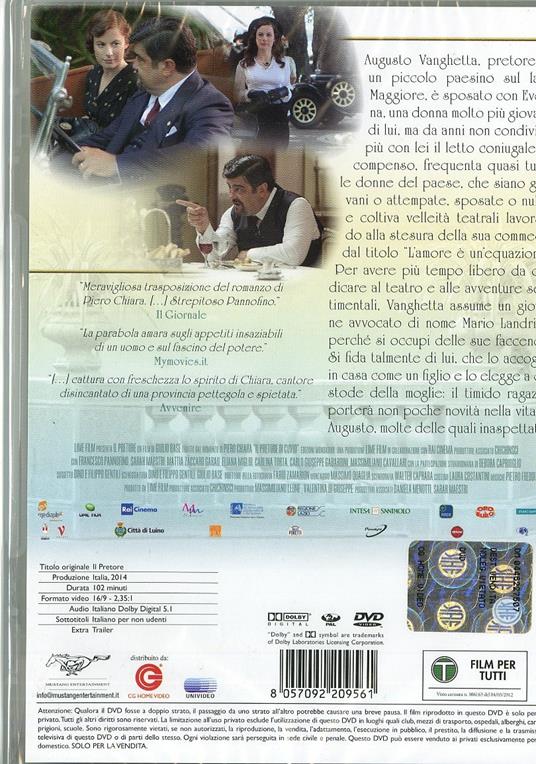 Il pretore di Giulio Base - DVD - 2