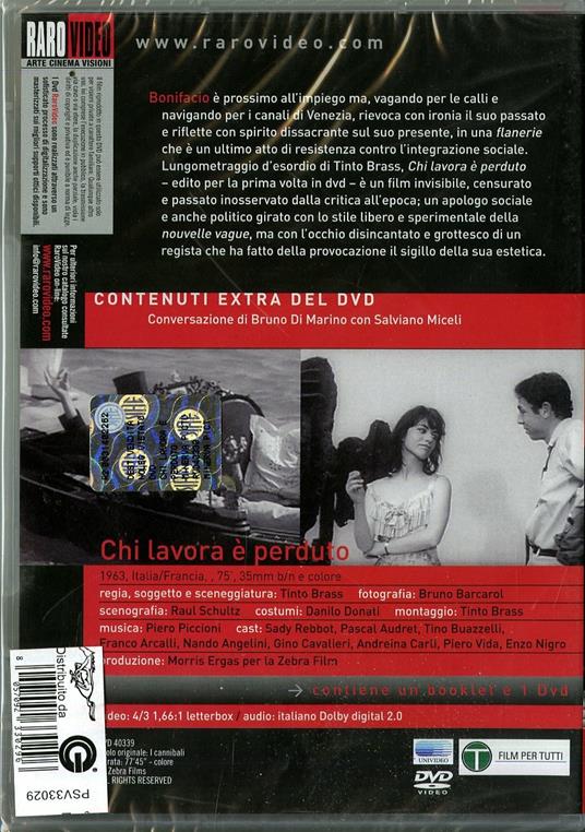 Chi lavora è perduto. In capo al mondo di Tinto Brass - DVD - 2