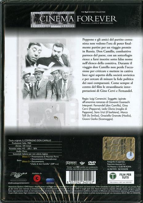 Il compagno don Camillo (2 DVD)<span>.</span> Collector's Edition di Carmine Gallone,Luigi Comencini - DVD - 2