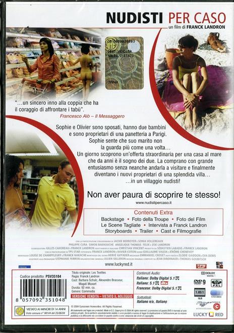 Nudisti per caso di Franck Landron - DVD - 2