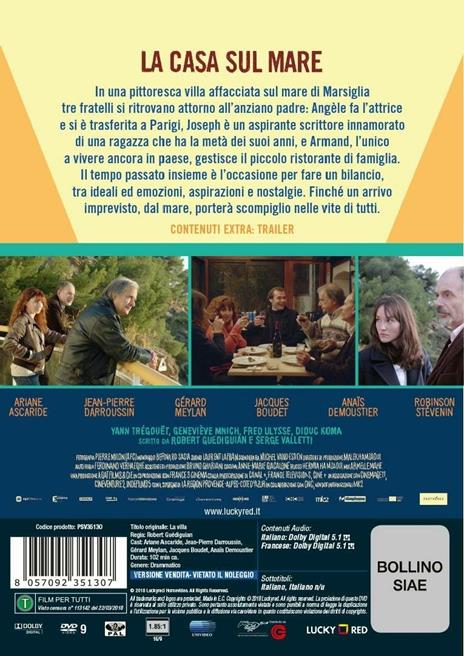 La casa sul mare (DVD) di Robert Guédiguian - DVD - 2