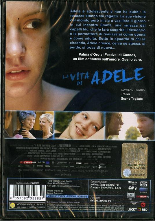 La vita di Adele di Abdel Kechiche - DVD - 2