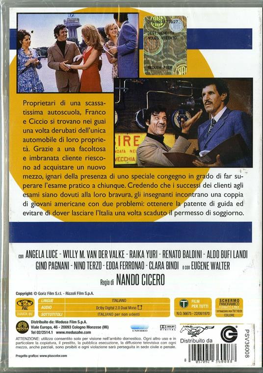 Ma chi t'ha dato la patente? di Fernando Cicero - DVD - 2