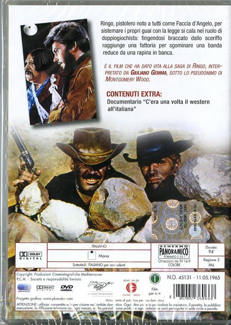 Una pistola per Ringo di Duccio Tessari - DVD - 2