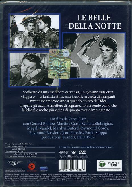 Le belle della notte di René Clair - DVD - 2