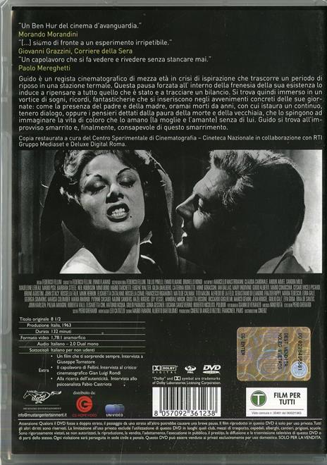 8 1/2 di Federico Fellini - DVD - 2