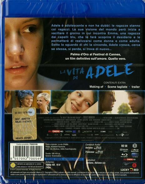 La vita di Adele di Abdel Kechiche - Blu-ray - 2
