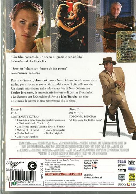Una canzone per Bobby Long<span>.</span> Edizione speciale di Shainee Gabel - DVD - 2