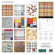 Calendario da muro 2026 Mondrian Allaluna - 30 x 30 cm
