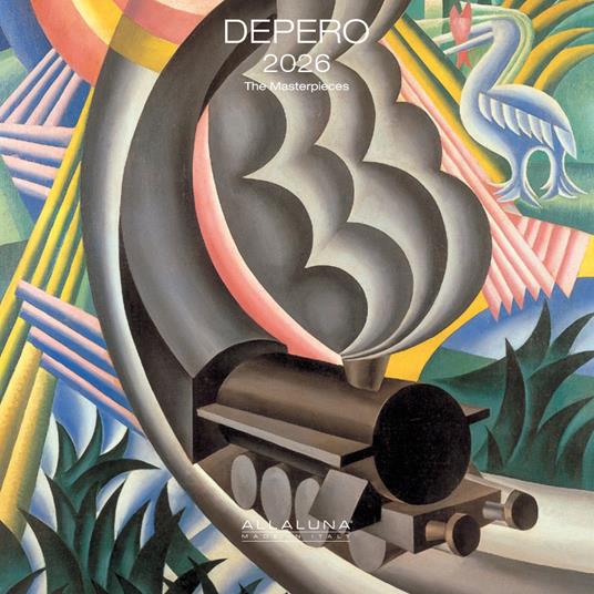 Calendario da muro 2026 Depero Allaluna - 18 x 18 cm