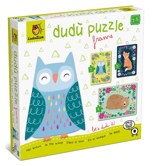 Dudù Puzzle Frame 2-3-4 Pcs. Nel Bosco