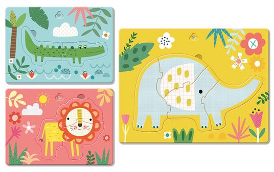 Dudù Puzzle Frame 2-3-4 Pcs. Nella Savana - 2
