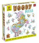 Woody Puzzle Unicorni