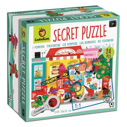 SECRET PUZZLE - 24 PCS I pompieri
