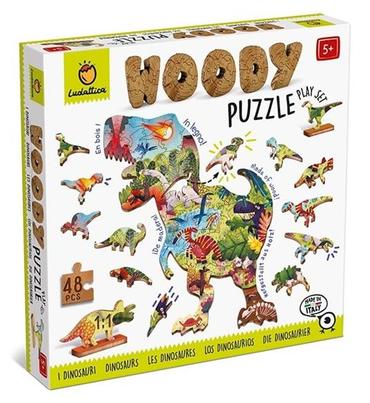 Dinosauri. Woody Puzzle