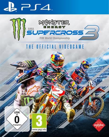 GAME Monster Energy Supercross 3, PS4 Standard Inglese PlayStation 4