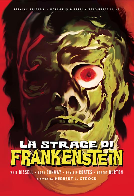 La Strage Di Frankenstein (Special Edition) (Restaurato In Hd) (DVD) di Herbert L. Strock - DVD