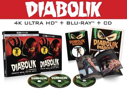 Film Diabolik (Special Edition) (4K Uhd + Blu-ray + Cd) Mario Bava