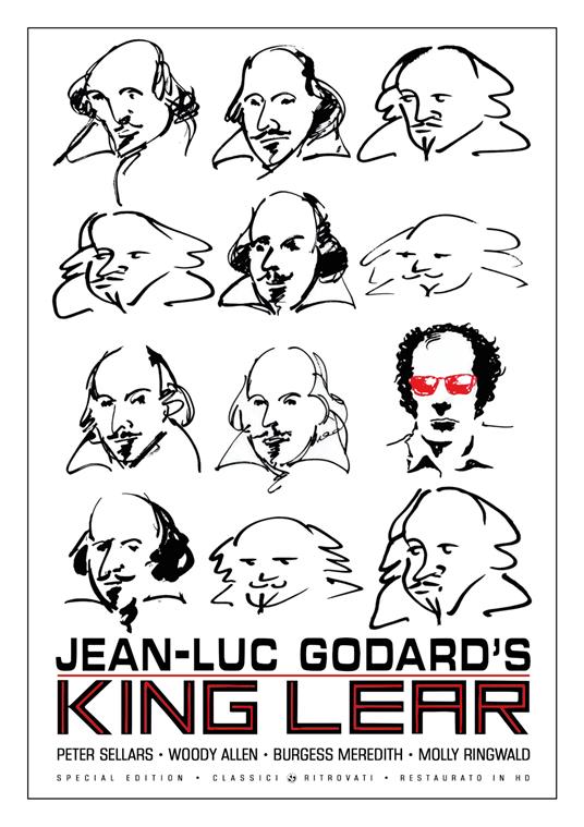Re Lear (Special Edition) (Restaurato In Hd) (DVD) di Jean-Luc Godard - DVD